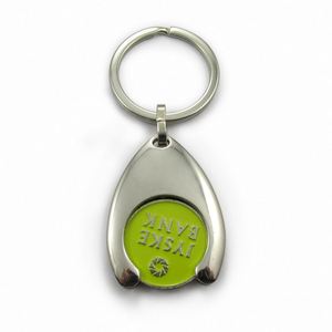 Porte-clés à pièces de monnaie, conception personnalisée 2D, en métal, Euro, chariot de supermarché, serrure de caddie 2x2 - Product Image 2