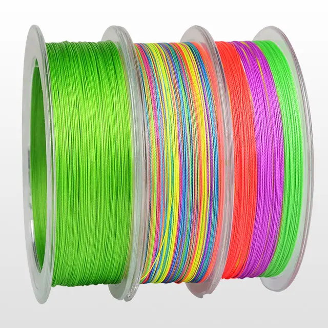 12 Strang Japan Multi filament 100% PE Linhas de Pesca Geflochtene Angelschnur