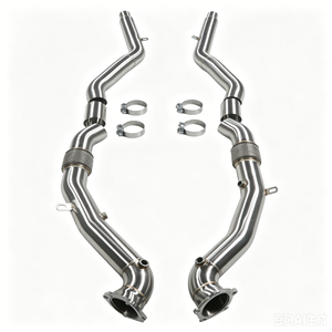Tuyau d'échappement haute performance en acier inoxydable pour <span class=keywords><strong>Audi</strong></span> C7 4G <span class=keywords><strong>S6</strong></span> S7 RS6 RS7 4.0 TFSI 2012-17 <span class=keywords><strong>420</strong></span>/450/560PS - Product Image 4