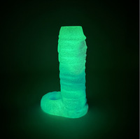 Manchon pénien unisexe en silicone liquide, creux, à motif dents de loup, pour l'agrandissement et l'épaississement, souple et flexible, article d'exportation le plus vendu