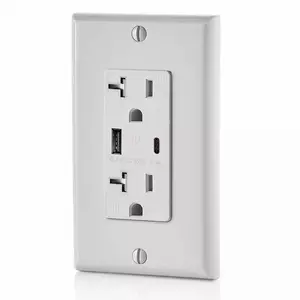 FTR20C 3.6a American dual TR Receptacle With High Speed Usb C Fast Usb Type C Receptacle Usb Charger Outlet