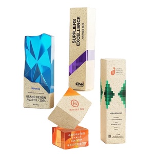 Trofeo <span class=keywords><strong>de</strong></span> <span class=keywords><strong>Cristal</strong></span> Brillante <span class=keywords><strong>de</strong></span> Alta Gama, Personalizado, Creativo, para Reuniones Anuales, Campeonatos, Competiciones, Premios Empresariales y <span class=keywords><strong>de</strong></span> Honor - Product Image 1