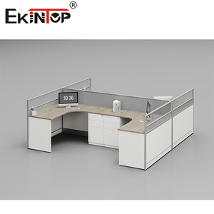 Ekintop Moderne Büromöbel Custom Modular Staff Cubicle Partition Workstations Schreibtisch aus MDF China Factory Großhandel - Product Image 3