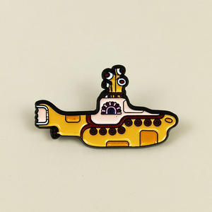 Broche de <span class=keywords><strong>Submarino</strong></span> Amarillo de Dibujos Animados, Accesorio Creativo de Anime para Mochilas, Ropa Infantil y Sombreros, Insignia de Aleación en Stock - Product Image 1