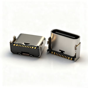Водонепроницаемый разъем USB-C 16P USB 3.1 IPX7, двухрядный, SMT, для печатных плат умных устройств, под пайку, корпус разъема для зарядного устройства типа C - Product Image 1