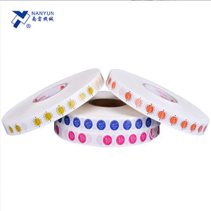 Etiqueta adhesiva de vinilo con logotipo para impresora de etiquetas de código de barras y máquina de etiquetado rollo autoadhesivo impermeable <span class=keywords><strong>microondas</strong></span> personalizado - Product Image 6