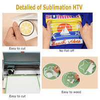 Fournisseur de vinyle Recyclable Textil Glossy Matte Used Dark Fabric Shirts Heatpress Christmas Heat Transfer Vinyl Sublimation HTV