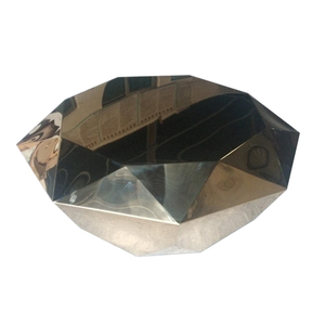 Cao Thời Trang Thép Không Gỉ Phòng Khách Vòng Kim Cương Hình Dạng Bàn Cà Phê Đồ Nội Thất Bằng Vàng Hoặc Bạc - Product Image 3