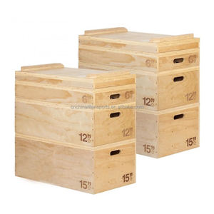 Caja de levantamiento de pesas de madera set <span class=keywords><strong>Jerk</strong></span> blocks - Product Image 1
