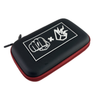 Étui personnalisé eva pour couteau pliant en cuir, boîtier à fermeture éclair en coque rigide pour couteau de poche