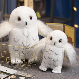 Peluche personnalisée mignonne Hibou des neiges <span class=keywords><strong>Hedwig</strong></span> de Harry Potter pour la livraison de lettres, en coton PP, tissu super doux, jouet anti-stress pour - Product Image 6