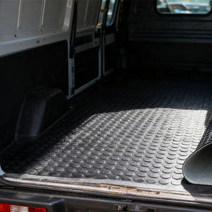 Rouleau de revêtement de sol en PVC à motif de pièces de monnaie, tapis en caoutchouc robuste <span class=keywords><strong>antidérapant</strong></span> à surface en relief pour garage, atelier, <span class=keywords><strong>remorque</strong></span>, abri de voiture, universel - Product Image 5