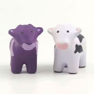 Custom Logo Promotional Pu Toy Foam Soft Relief Squeeze Toys Cow Stress <b>Ball</b> for Kids - Product Image 3