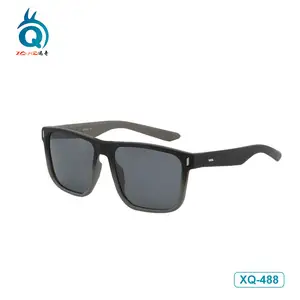 Óculos de sol polarizados UV400 anteojo HD de alta qualidade para pesca e golfe, lentes retrovisoras com lentes quadradas