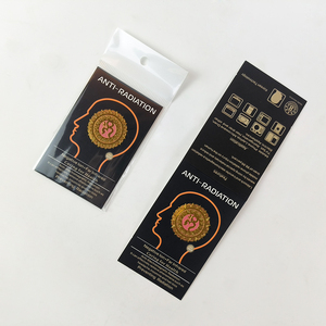 Autocollant de protection <span class=keywords><strong>quantique</strong></span> Ecamaz 24K Or Mandala pour téléphone portable, anti-rayonnement EMF pour appareils électroniques disponible - Product Image 1