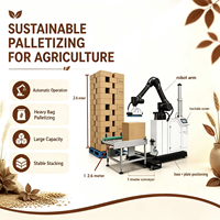 Système de palettisation automatique avec bras robotique collaboratif industriel, machine de palettisation et d'empilage de cartons à réponse rapide