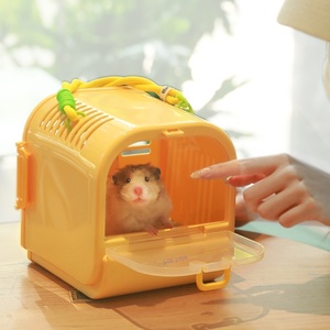 Cage <span class=keywords><strong>de</strong></span> transport pour petits animaux, cage pour hamster, maison pour animaux <span class=keywords><strong>de</strong></span> compagnie, adorable maisonnette pour hamster, cachette confortable, abri pour petits animaux, nid pour hamster, gerbil, souris - Product Image 1