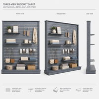 Panneau mural en MDF Yincheng Packaging/Yincheng Display & Packaging avec accessoires pour lunettes (Modèle YC-SWP-4X8-01)