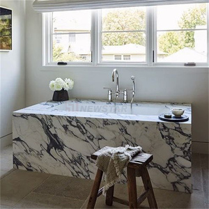 Newstar di lusso Arabescato bianco marmo <span class=keywords><strong>vasca</strong></span> bagno in pietra bagno bagno <span class=keywords><strong>vasca</strong></span> da bagno naturale in marmo solido <span class=keywords><strong>vasca</strong></span> da bagno - Product Image 6