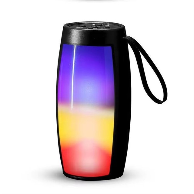 Portable Wireless Gaming Speaker with Mixed Colorful LED Lights Multifunction Outdoor Party Smart Speaker