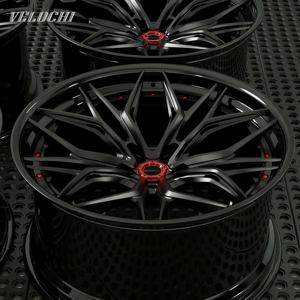 Jantes de voiture de luxe en alliage forgé monobloc 2 pièces personnalisées 17 18 19 20 pouces 5x114.3 5x130 5x120 pour CLS C8 Ferrari 911 Q5 - Product Image 3