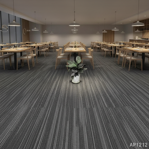 Dalles de moquette de bureau 25*100, insonorisation, prix bas, dalles de moquette bon marché, revêtement de <span class=keywords><strong>sol</strong></span> de bureau, dalles de moquette carrées de luxe commerciales - Product Image 5