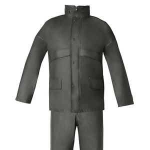 Tuta Impermeabile Verde in Poliuretano Taglia 7-L - Product Image 1