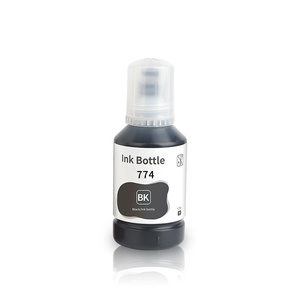 Goosam <span class=keywords><strong>774</strong></span> Color negro Compatible recarga <span class=keywords><strong>tinta</strong></span> de tinte para impresora <span class=keywords><strong>Epson</strong></span> Ecotank L605 L655 L1455 - Product Image 1