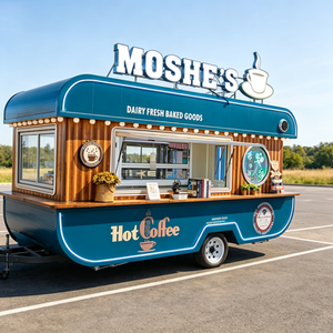Customized Color Wholesale Price Mobile Food Trucks for Sale New Fast Food Truck <b>Trailer</b> Food Cart for Sale - Product Image 1