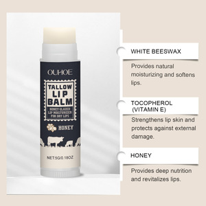 Balsamo Labbra Impermeabile alle Erbe e Minerali con Sebo di Manzo Grass-fed, Miele di Manuka Biologico, Lunga Durata, Riparatore, Nutriente, Idratante 4g - Product Image 3