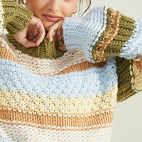 Pull tricoté personnalisé pour femme, à manches longues, épaules tombantes, rayé épais, chaud et tendance, style moderne