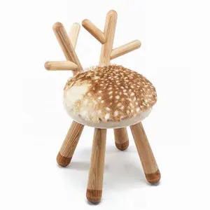 Tabouret en bois pour bébé, avec coussin doux, offre spéciale, prix usine, station européenne