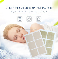 HODAF Patch de Sommeil Relaxant Longue Durée avec Mélatonine et Magnésium, en Matière PU Non Tissée Douce, Autocollant de Soin pour le Sommeil à Usage Nocturne