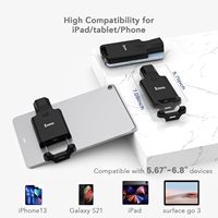 Lector de Códigos de Barras Inalámbrico Eyoyo de 3000 mAh, Bluetooth, Portátil, 1D 2D, con Clip Trasero para iPad, iPhone, Almacén