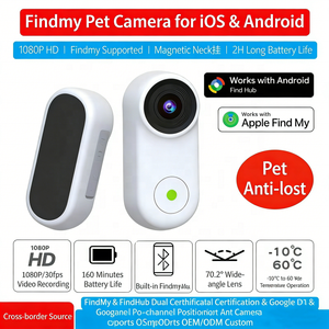 USMILEPET Smart Pet GPS Tracker <b>Camera</b> With Find My & Android Find Hub, 1080P HD Pet Collar <b>Camera</b> for Dogs UP-GPS-1 Pet GPS Tra - Product Image 4