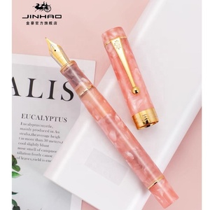 Jinhao Century 100 Iridium Nib <span class=keywords><strong>Sakura</strong></span> Pink Acrílico Fine Point Caligrafía escritura Pluma estilográfica con tapa de rosca - Product Image 1