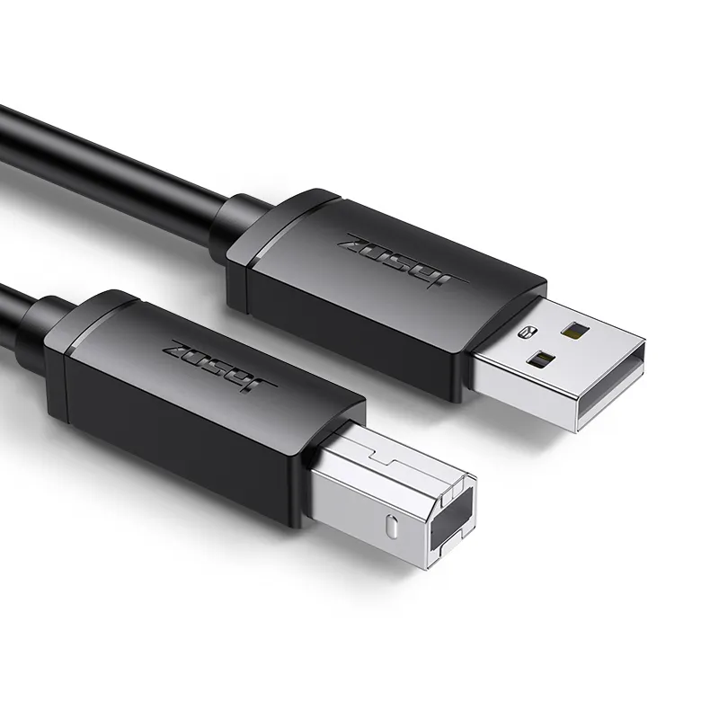 Jasoz Wholesale Black USB 2.0 Printer Cable USB Am to Bm Male Data Cable For Computer Printer