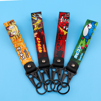 Porte-clés en alliage de zinc Pokémon Aigle, motif dessin animé mignon, imprimé par sublimation, pour voiture et moto, vente en gros