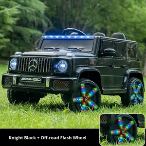 GLIWAY Road LED Flash Wheel Blue Roof Light ABS Material Extra Large Battery Early Education Function Outdoor Ride-On Toy for - Product Image 4