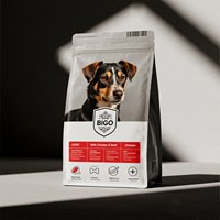 Nourriture pour chats et chiens séchée par congélation, haute valeur nutritive, en sachet de 250/500 g, vente en gros du fabricant
