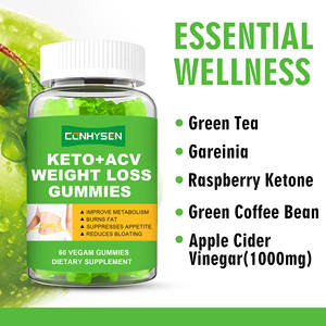 Etiqueta privada, vinagre de sidra de manzana plano, gomitas adelgazantes, desintoxicación, pérdida de peso, dieta <span class=keywords><strong>Keto</strong></span>, metabolismo, soporte para adultos - Product Image 2