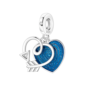 Panjia Dora – ensemble de bijoux en zircon plaqué argent blanc en forme de cœur, boucles <span class=keywords><strong>d</strong></span>'oreilles unisexes, bracelets de style européen - Product Image 3