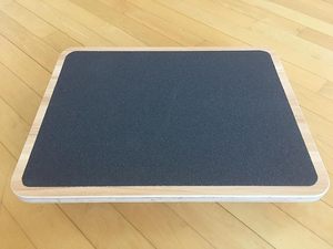 Planche d'équilibre en bois professionnelle StrongTek pour les planches oscillantes de bureau de force de noyau de rouleau antidérapant sous le bureau - Product Image 3