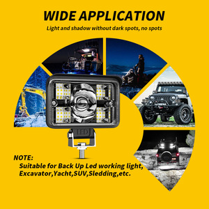 ไฟ LED 16ดวงสำหรับรถจักรยานยนต์, ใหม่9V ~ 30V 16 V สปอตไลท์สว่างมาก78W 4WD รถอเนกประสงค์ - Product Image 6
