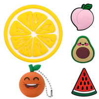 Grensoverschrijdende, populaire cartoon fruit EVA tas met bloemenaccessoires, 3D kralenkettinghanger, octopus, krab, zeester, strand