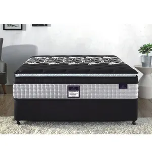 High quality hotel cheap king size cooling vacuum rolled spring mattress