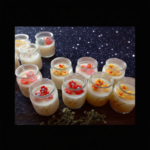Scented Glass Jar Candles ( Net Wax <b>Weight</b> 85 gm) with Customised Fragrance - Product Image 1
