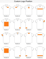 Annuaire des fabricants chinois : Polo de travail avec impression sérigraphique, taille US, avec logo personnalisé