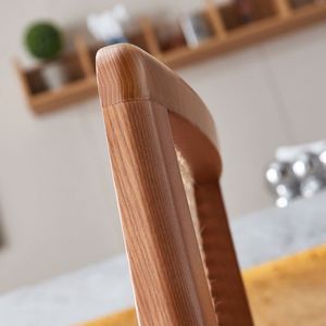 Solid Wood Rattan <b>Bar</b> Stool Chairs Dining High Chair <b>for</b> <b>Home</b> <b>Bars</b> Hotels Restaurants or Coffee Shops - Product Image 5