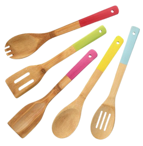 Ensemble de deux couverts en bois personnalisés Ensemble de cuillères Hôtel Restaurant Couteau en bois Fourchette Écologique - Product Image 3